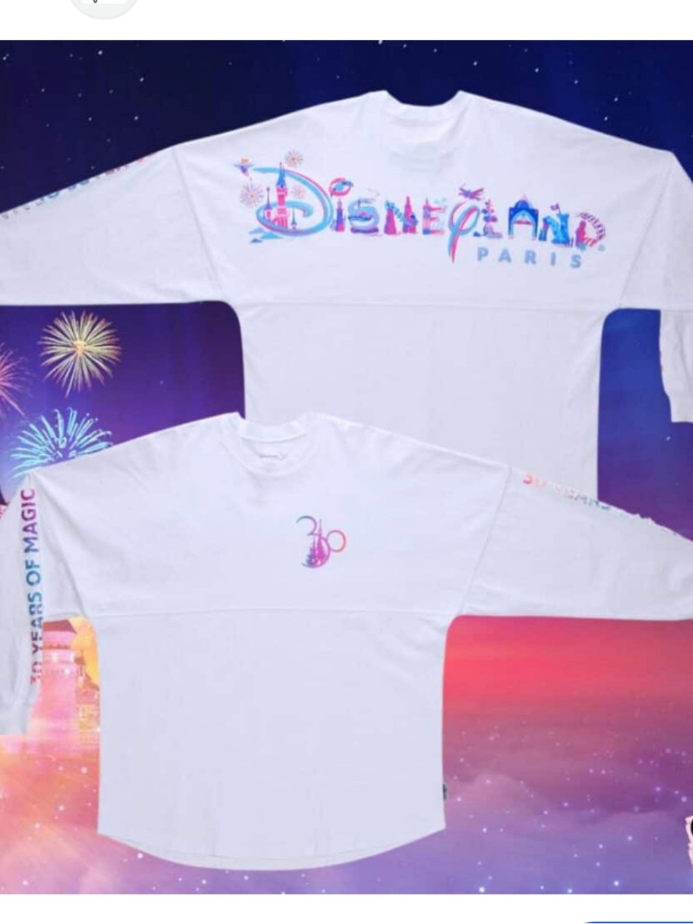 Vintage Disney Paris 30 years of magic Top